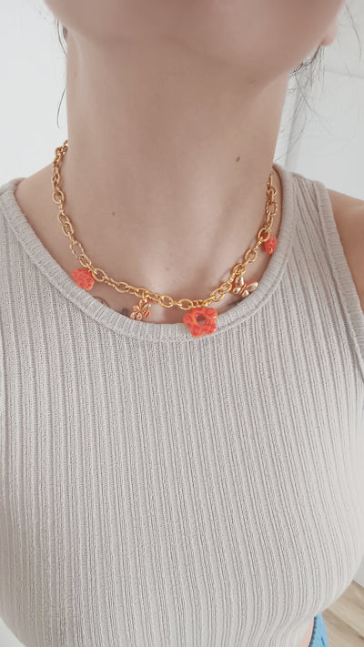 Charmelita Orange/Magenta