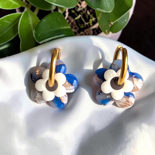 Dupla Bleu & Blanc nacré