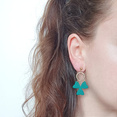 Trèfles Turquoise