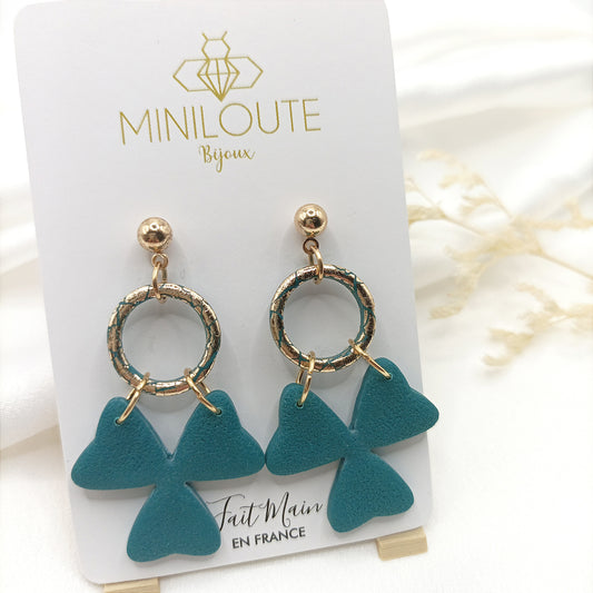 Trèfles Turquoise