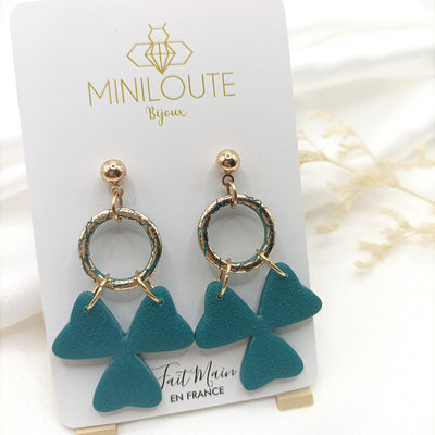 Trèfles Turquoise
